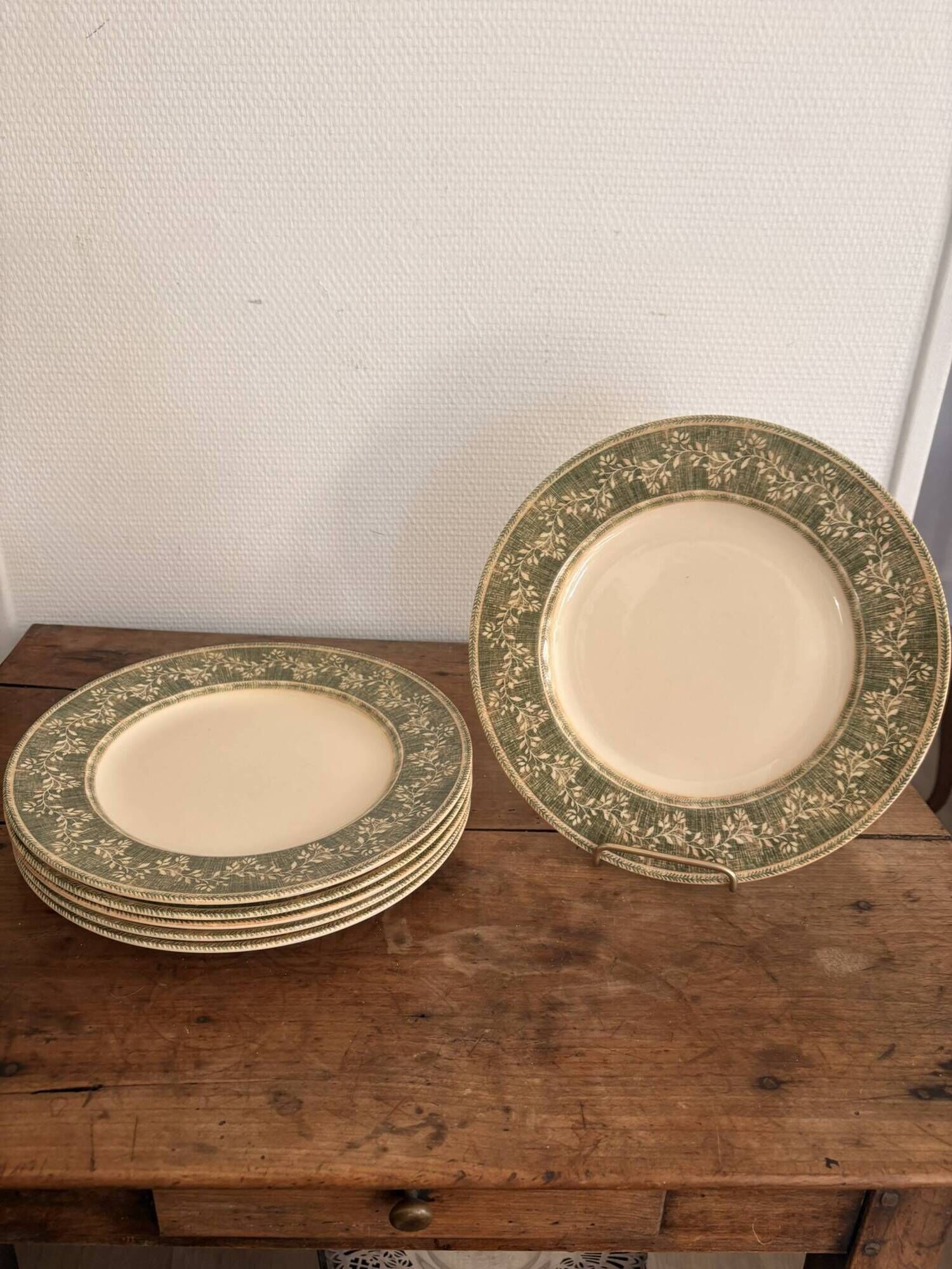 Plate English Faience Johnson Brothers England Vegetable