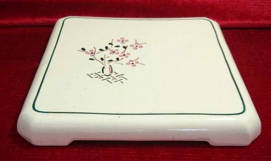 Old Earthenware Coaster K & G Lunéville Model LORRAINE