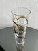 Vintage Glass Vase, yellow and brown Filigree, Coffee Table Decorative