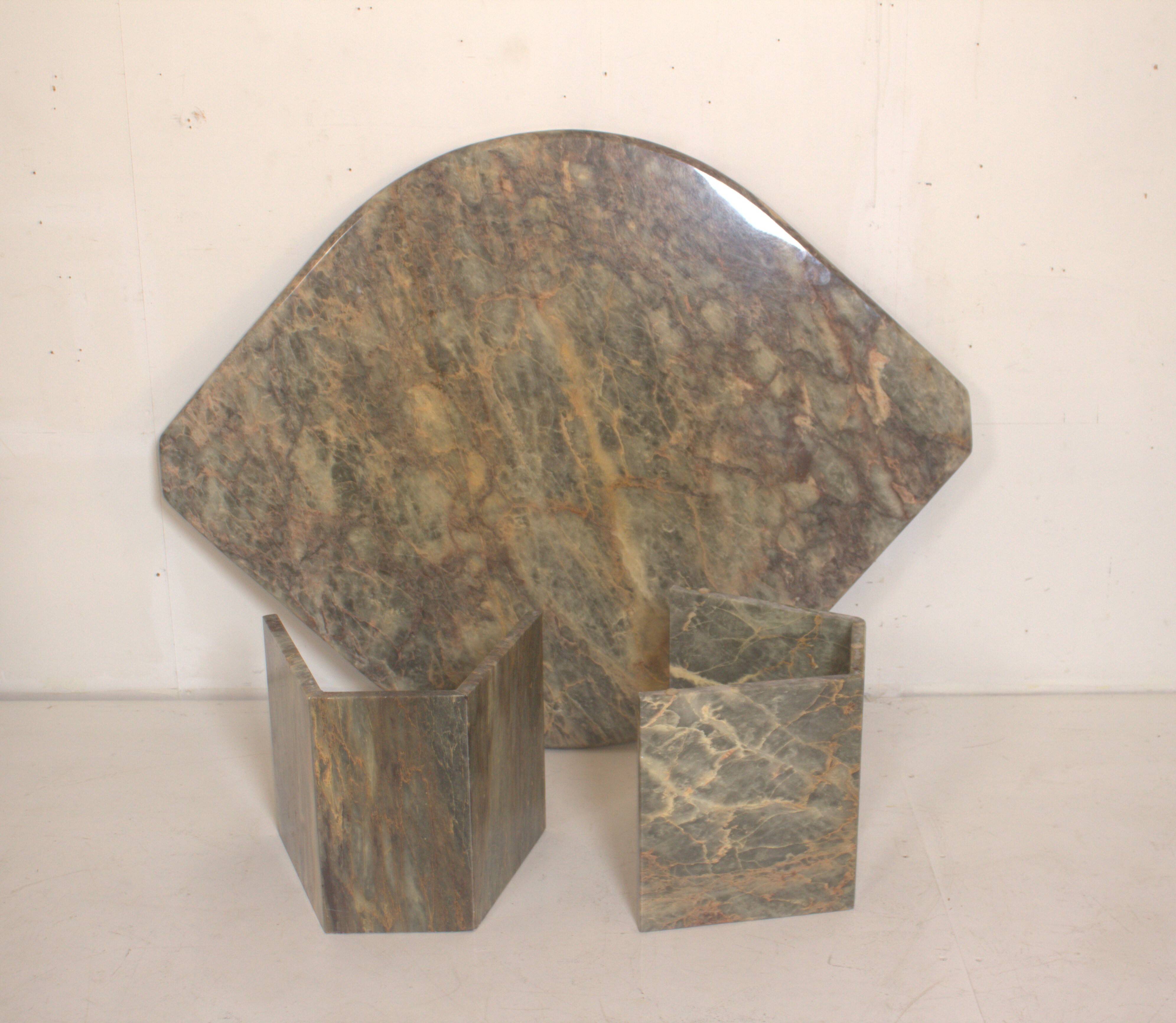 Vintage Italian Onyx Coffee Table from the 1970s