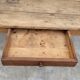 Table de ferme rustique en chêne massif style Louis Philippe -1m84