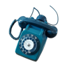 Vintage telephone Socotel blue