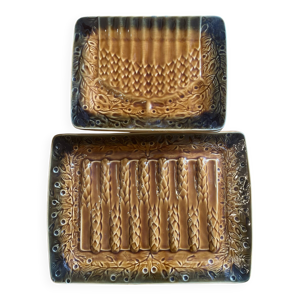 Plat et 6 assiettes à - asperges