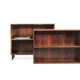 Rosewood bookcase with metal black legs, made in Denmark, 1960s