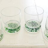 4 curved glasses