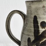 Hastings Pottery Abstract Pattern Ceramic Pitcher.