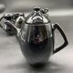 Brutalist black ceramic coffee service – Modernist design