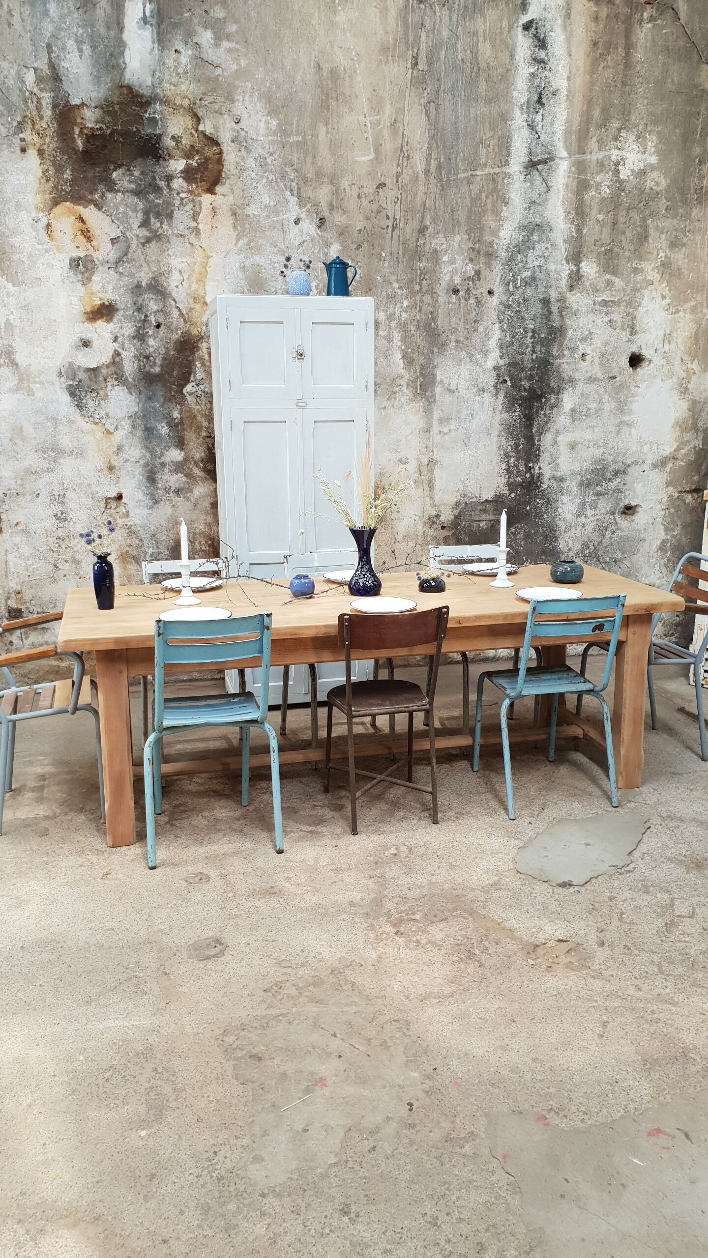 Vintage farmhouse table