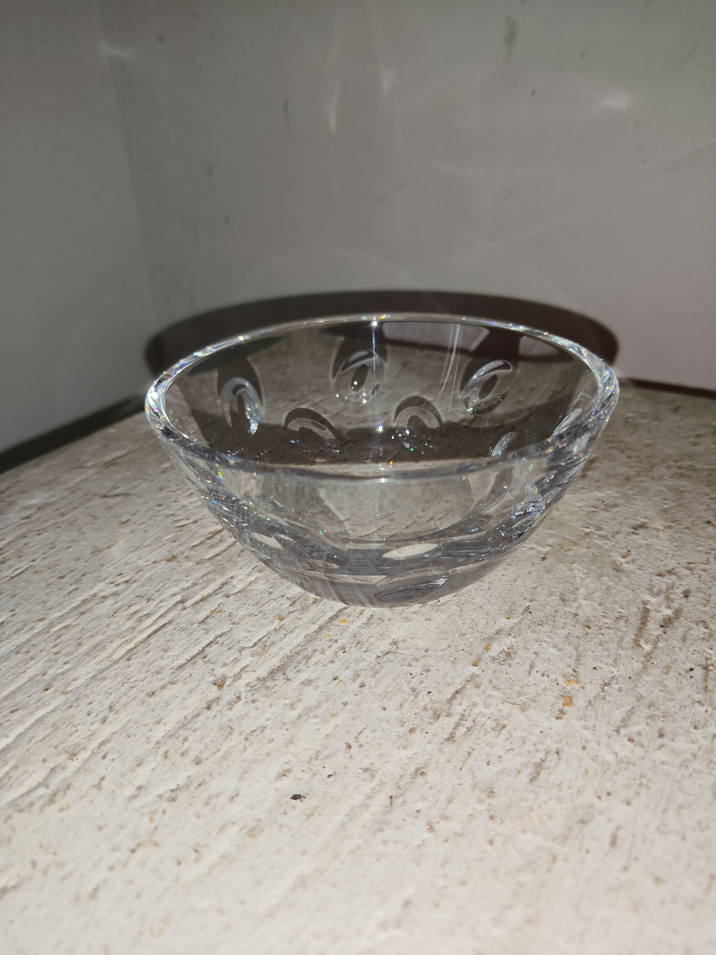 Coupe bol verre Christofle Cluny