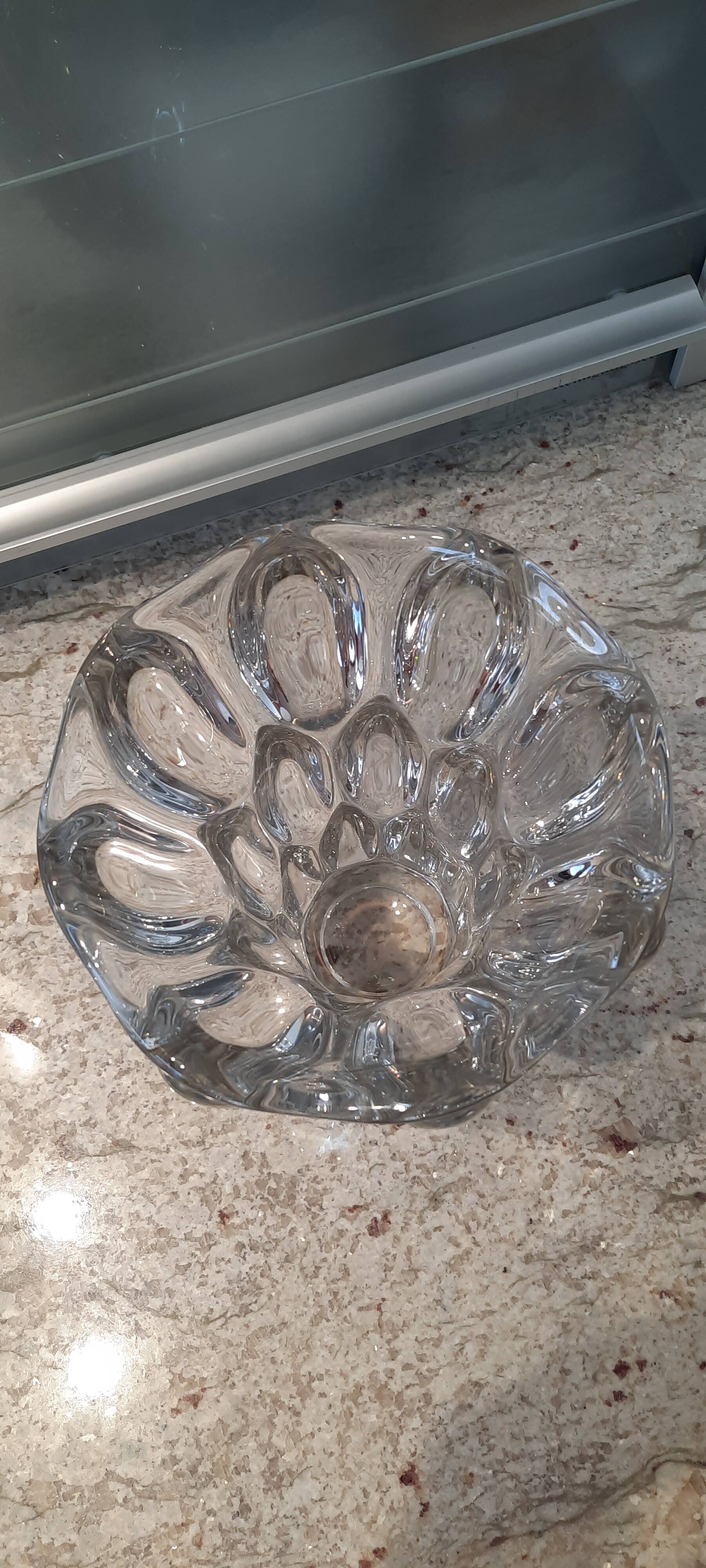 Vintage P. D'Avesn Crystal Vase