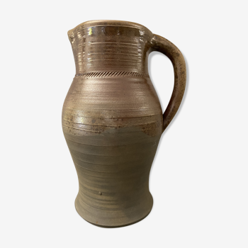 Semi-glazed sandstone pitcher