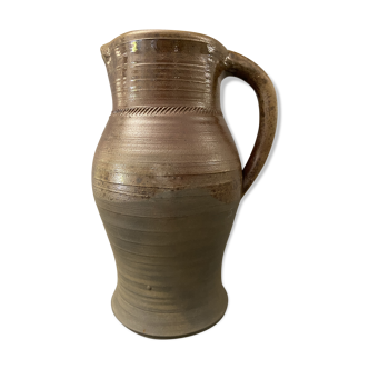 Semi-glazed sandstone pitcher