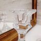 Paire bougeoirs de table