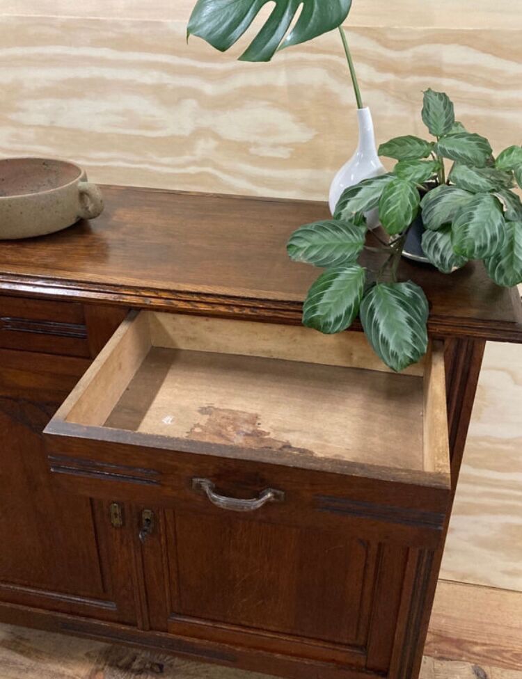 Buffet parisien art déco en bois