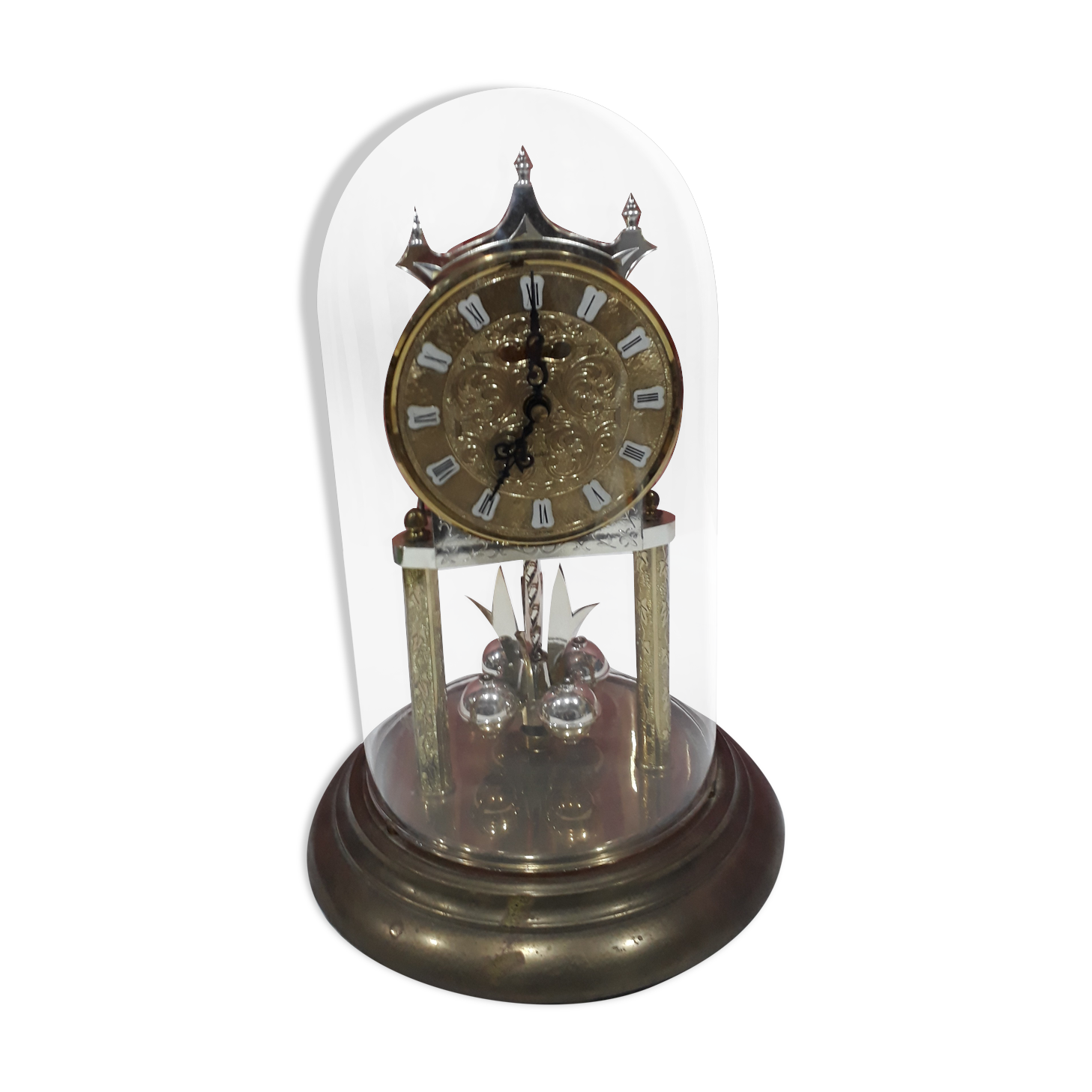 Hermle quartz pendulum - pendulum - bell ringing under bell made in germany