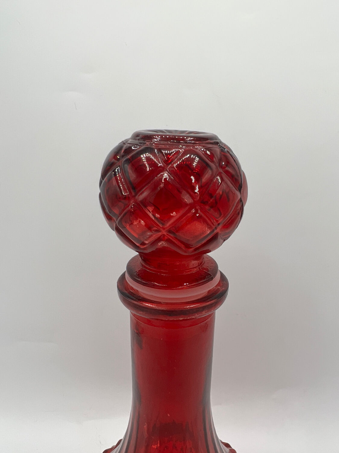 Vintage glass decanter