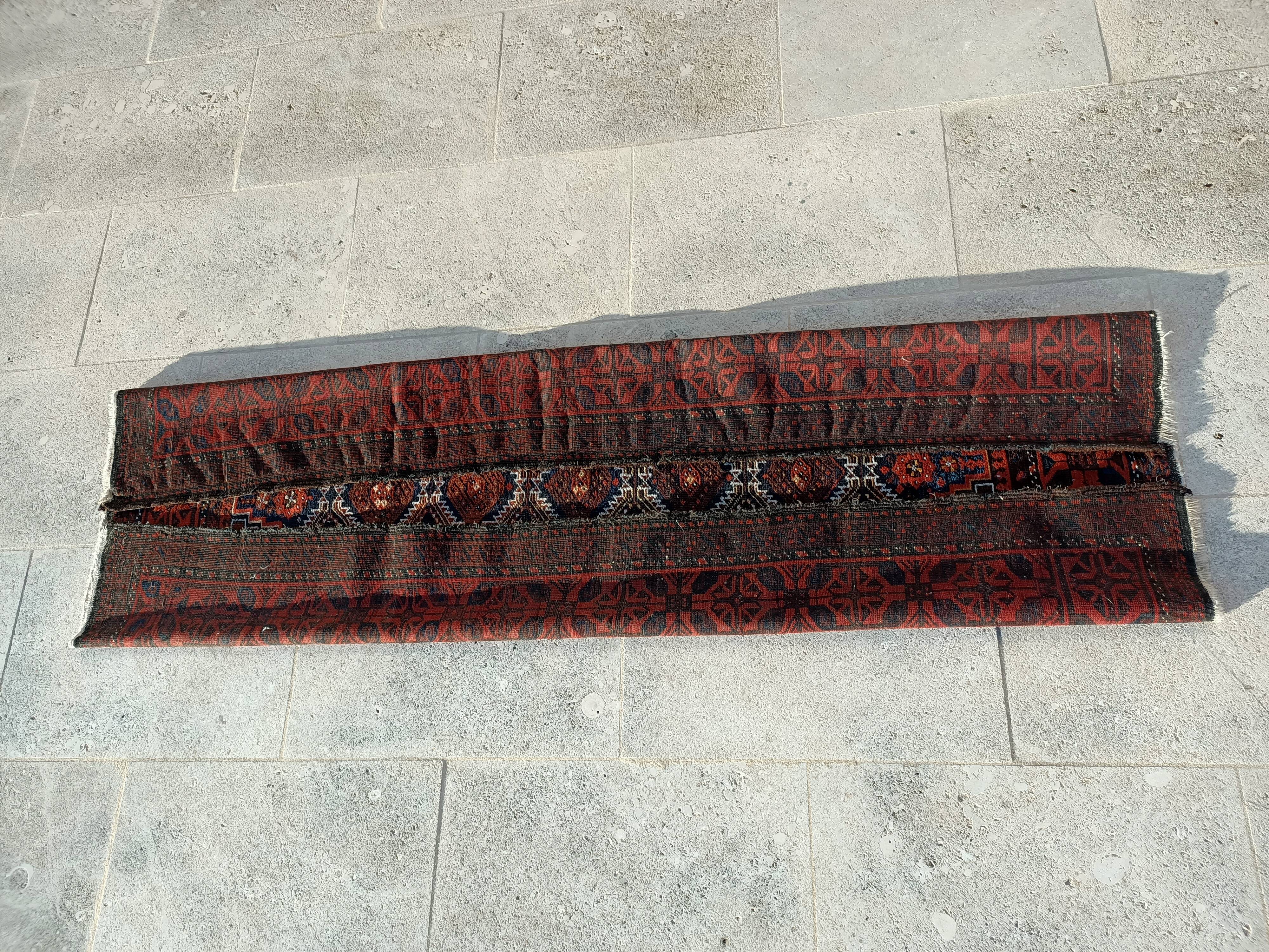 Old carpet Baloch 195x106 cm