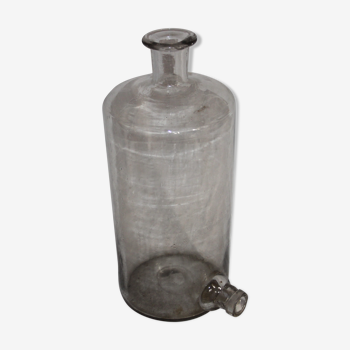 Old jar, glass bottle, pharmacy nineteenth.