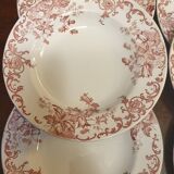 Six bellflower soup plates