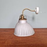 Brass and mercury glass wall light, 1930s