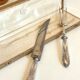 Silver-plated cutlery set with Minerva helmet, Paris