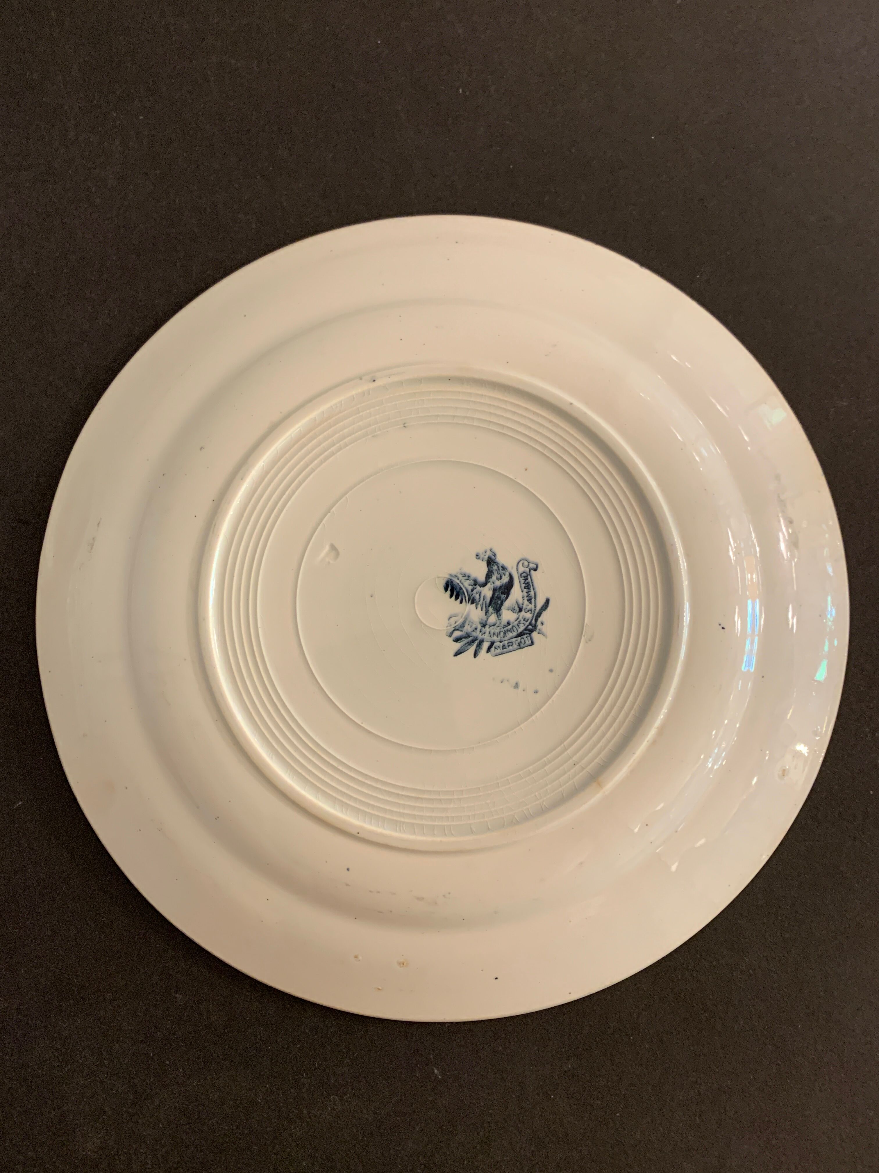 8 dessert plates St Amandinoise St Amand, model Margot