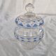3 Antique Pieces Cut Crystal, Enameled - Early 20th Century
