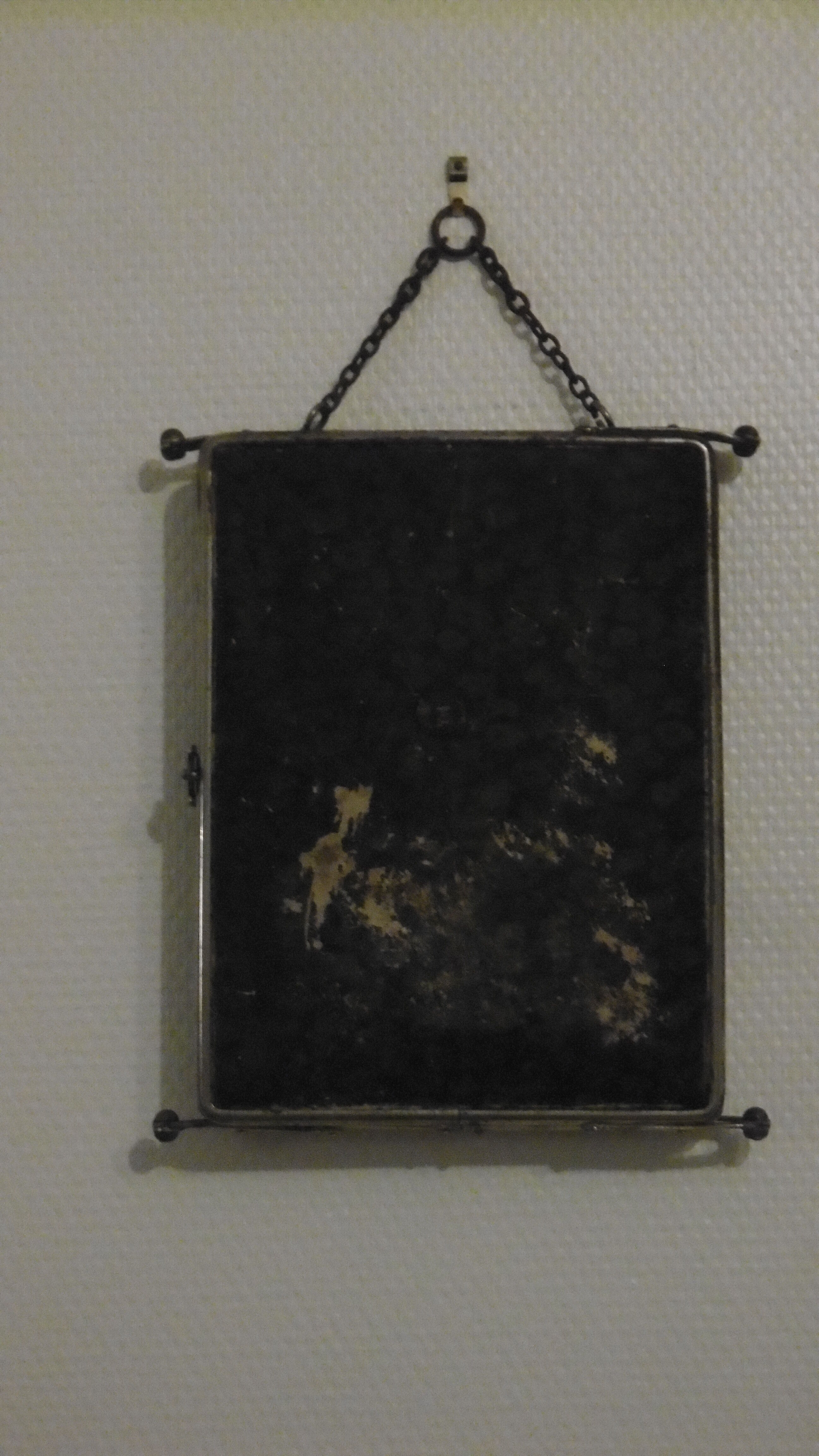 Triptych barber mirror