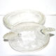 Box Bonbonnière Glass chicken - vintage chicken butter maker VERRERIE PORTIEUX