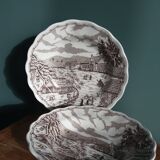 Decorative plates English landscape, Fontebasso Italy