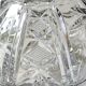 Vintage hexagonal Bohemian crystal bonbonnière/sweetener