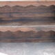 Top of solid wood rustic hutch