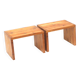 Unique set of 2 vintage tables / bedside tables by Ate van Apeldoorn for Houtwerk Hattem