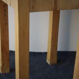 Billot de bouchers en bois