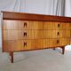 Scandinavian rosewood chest of drawers