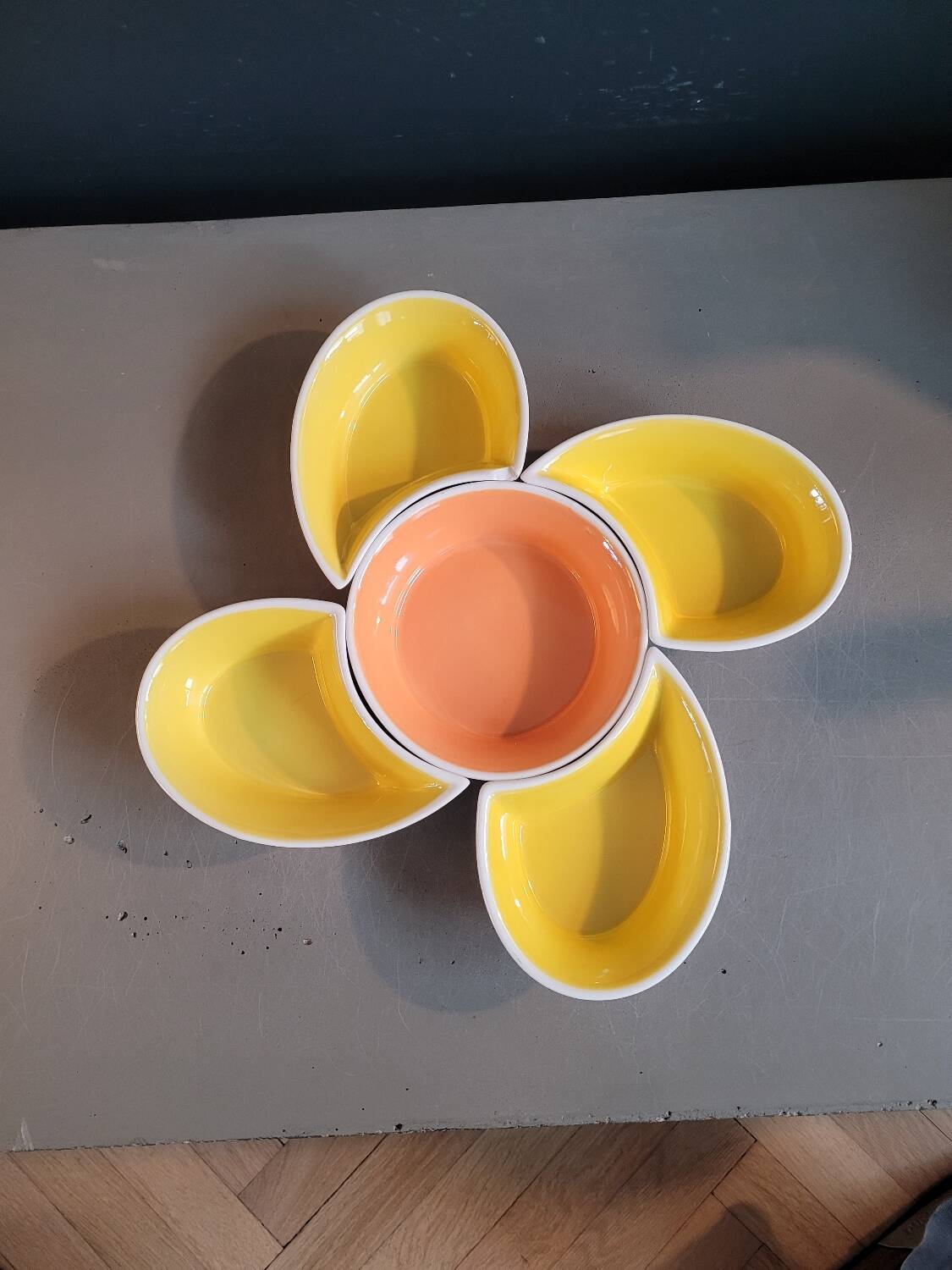 70s ceramic aperitif service