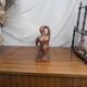 Terracotta Sculpture of a Slender Woman, Abstract Art Art Deco Style