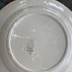 Digoin France cake dish with antique blue rose pattern