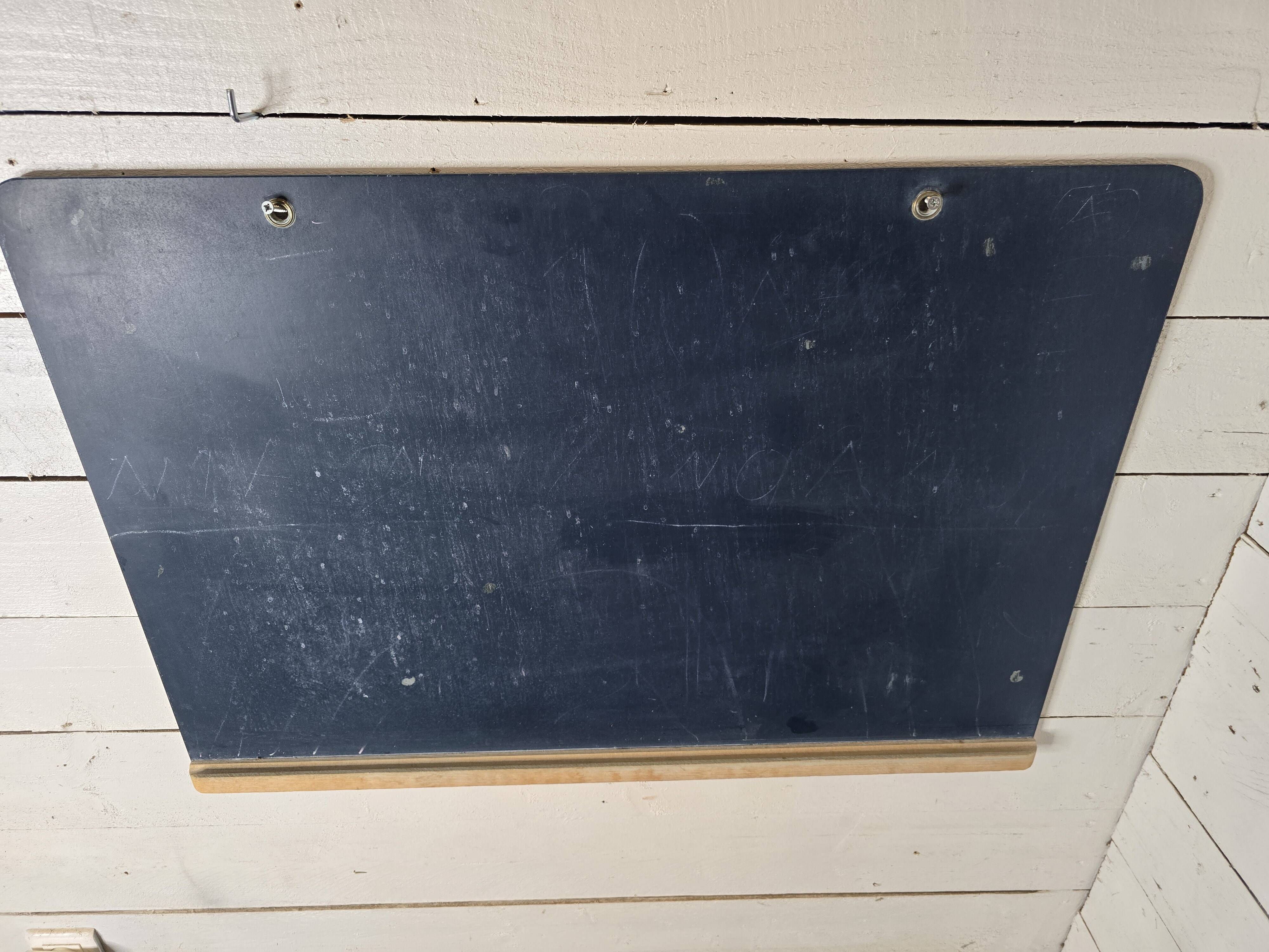 School board with chalk holder