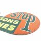 Sign sign arrow vintage bistro guinguette wood panel