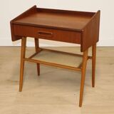 Scandinavian teak bedside table, 1960