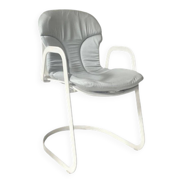 Fauteuil de salle à manger Cidue de Willy Rizzo, Italie, années 1970