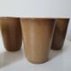 4 Digoin sandstone coffee cups