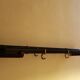 Teak, brass and black metal coat and hat rack, 1960s