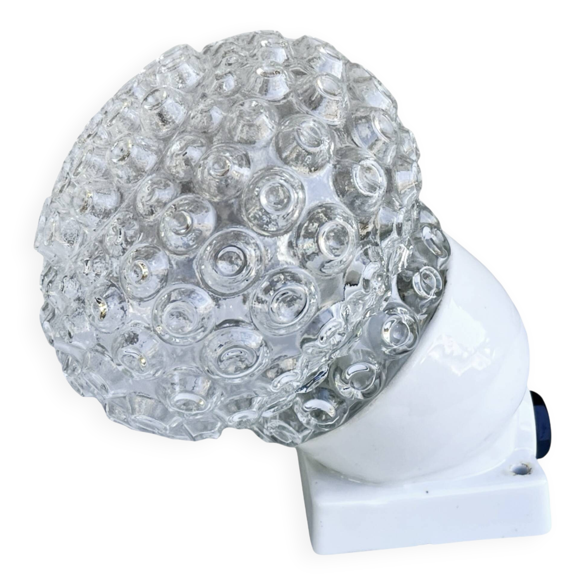 Industrial wall lamp, Elektrosvit Nové Zámky, Czechoslovakia, 1960s