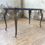 Bronze marble coffee table