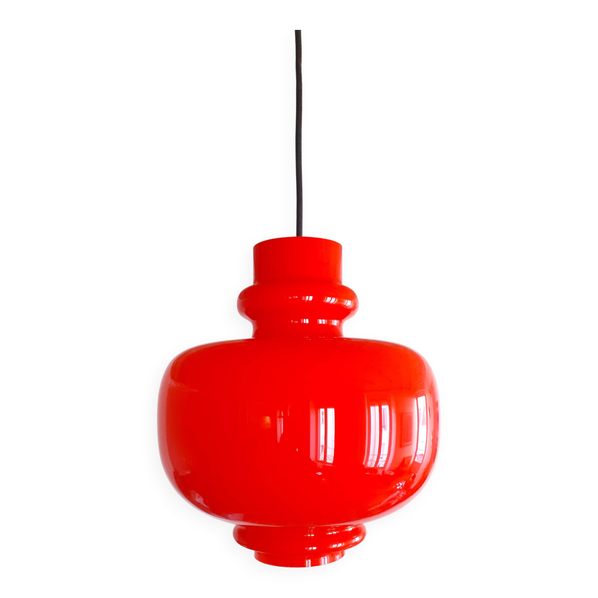 Vintage blown glass pendant light - Design by Hans Agne Jakobsson for Staff