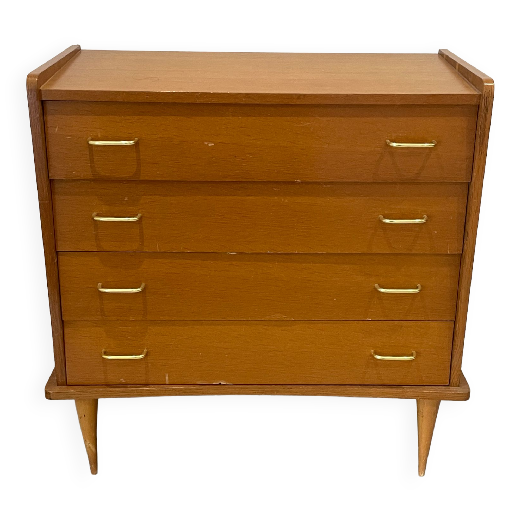 Chest of drawers 4 drawers vintage 1970 to restore
