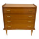Chest of drawers 4 drawers vintage 1970 to restore
