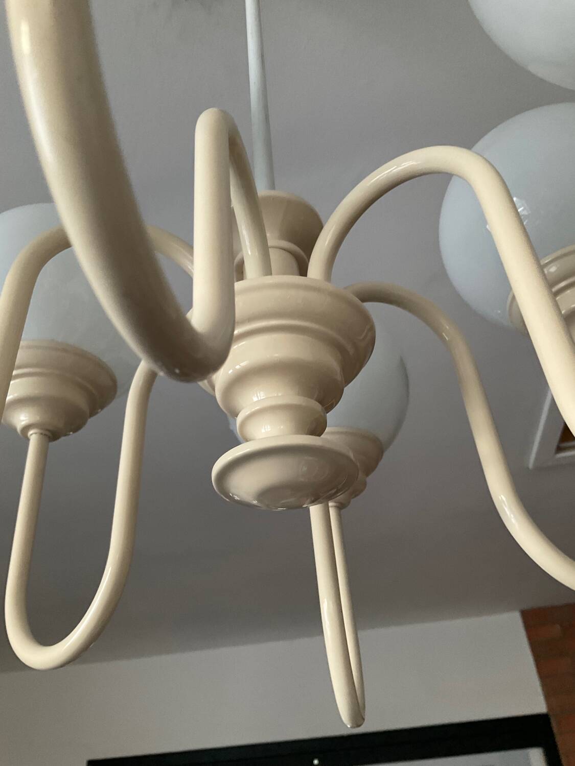 Lustre spoutnik Kaiser Leuchten, années 80
